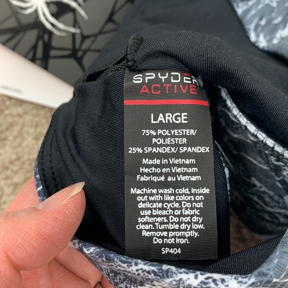 NWT Spyder racerback sports bra sz lg - Picture 8 of 8